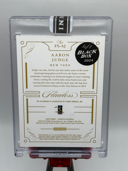 Aaron Judge 1/1 Auto 2020 Panini Flawless